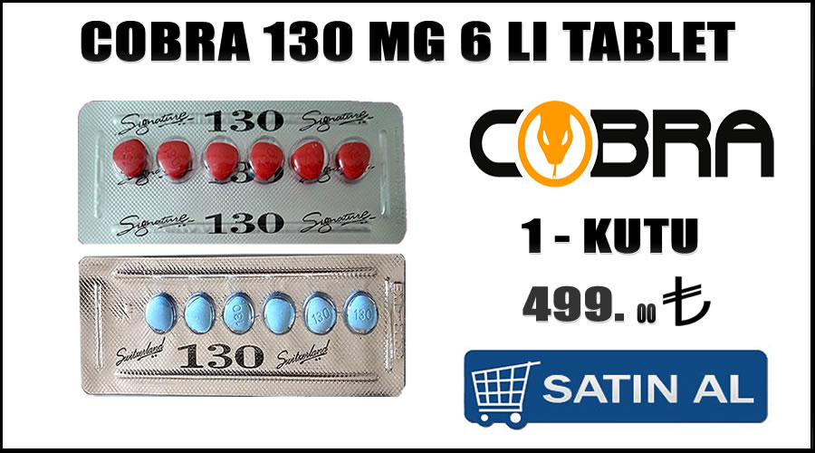 Cobra 130 mg tablet satış yerler antalya