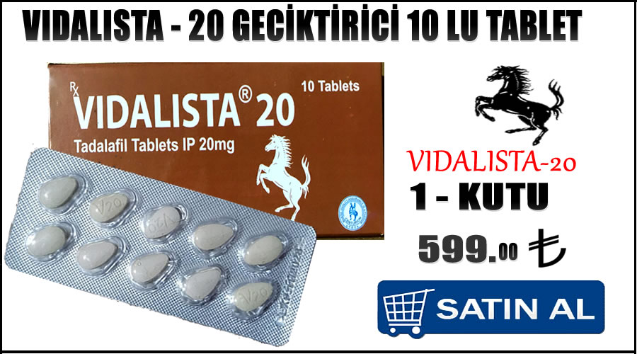 Vidalista 20 geciktirici hapı nasıl kullanılır