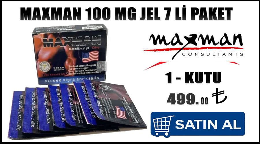 Maxman 100 mg jel izmir mağazaları