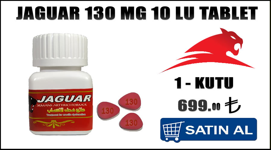 Jaguar 130 mg 10 lu geciktirici soft hap